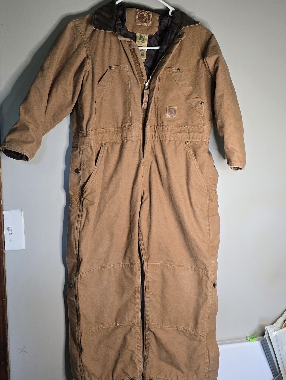 Berne Kids' Brown Insulated Coveralls Warm